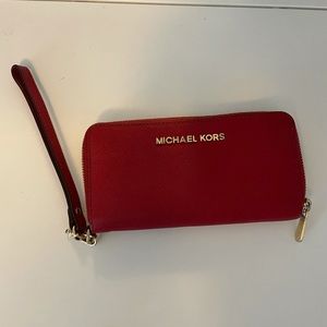 Michael Kors Red Wallet